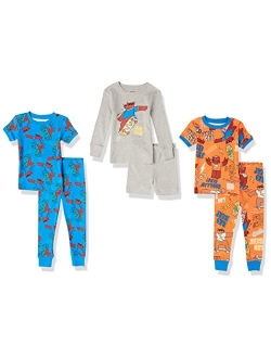 Babies, Toddlers, and Boys' Snug-Fit Cotton Pajamas Sleepwear Sets