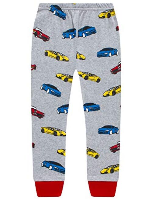 shelry Boys Pajamas Children Dinosaur Sleepwear Baby Cotton Kids Clothes Toddler 4 Pcs Set