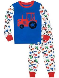 Harry Bear Boys' Pajamas Big Wheel Tractors