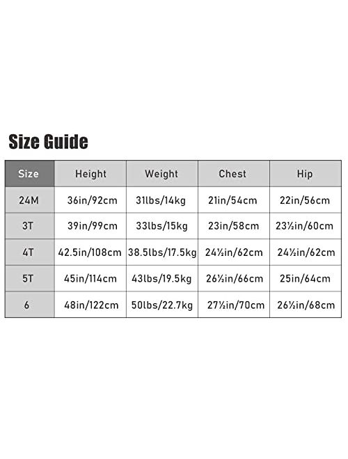 Enfants Cheris Toddler Pajamas Girls Boys Warm Cotton Pjs for Kids, 24M-6 Years