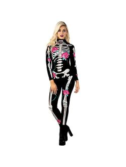 Costumes Skeleton Bodysuit Women Skeleton Costume Women Outfit Halloween Costume For Women