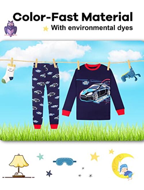 DAUGHTER QUEEN 18 Months-12 Years Boys Pajamas Toddler Kids 100% Cotton Sleepwear