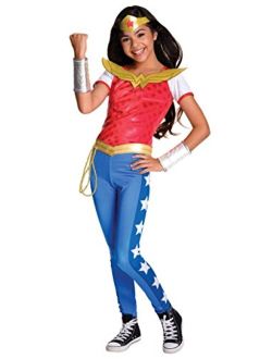Costume Kids DC Superhero Girls Deluxe Wonder Woman Costume Red, Large