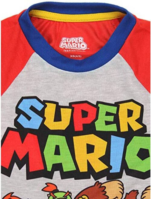 Komar Kids Nintendo Super Mario Boys Pajamas (Little Kid/Big Kid)
