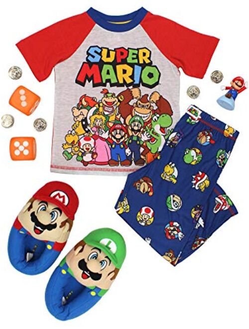 Komar Kids Nintendo Super Mario Boys Pajamas (Little Kid/Big Kid)