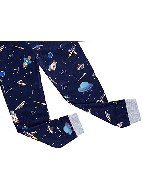 Babygp Boys Pajamas Dinosaur etc Kids Pjs Sets 100% Cotton Toddler Long Sleeves Sleepwear