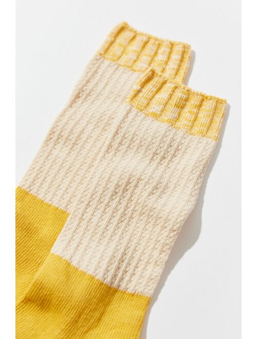 Buy Urban Outfitters Colorblock Waffle Crew Sock online | Topofstyle