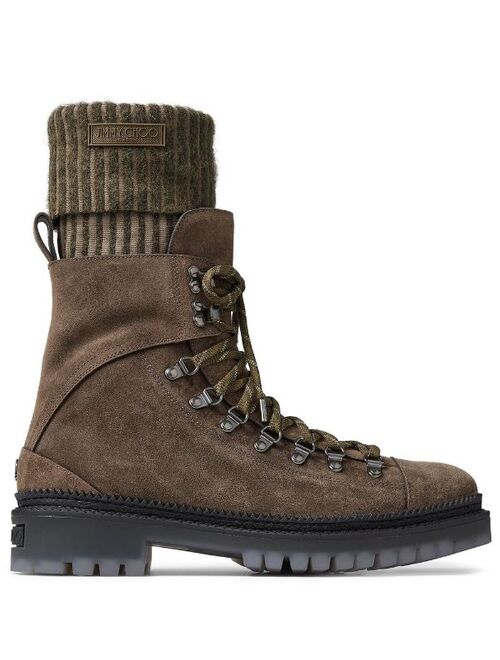 Jimmy Choo Devin suede cargo boots