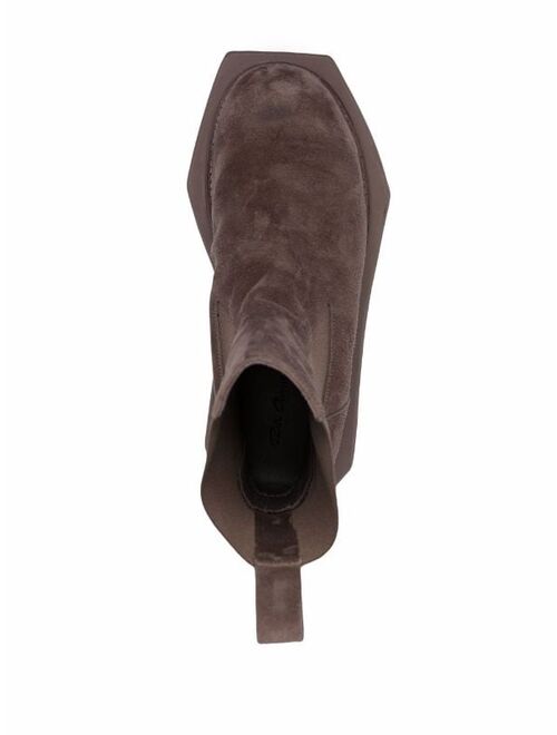Rick Owens Beatle leather boots