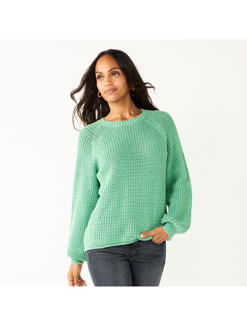 Maternity Sonoma Goods For Life® Long Sleeve V-Neck Sweater Dress