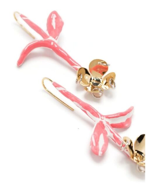 Marni floral-detail earrings