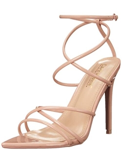 Women's Strappy Pointy Open Toe Ankle Strap Stiletto Sandal-Ada