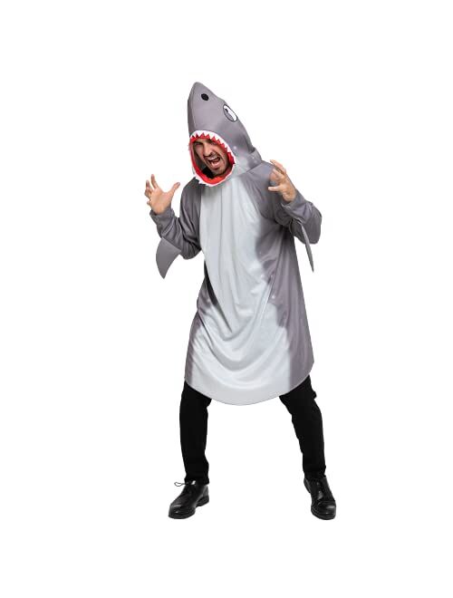Spooktacular Creations Adult Men Shark Costume for Halloween, Costume Party, Trick or Treating, Cosplay Party