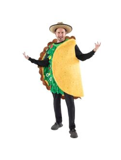 Taco Costume Adult Men Realistic Deluxe Set for Halloween Dress Up Party Theme Activities-XL