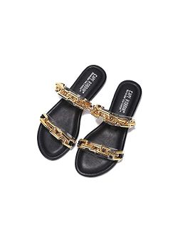 Goldie Sandals for Women, Womens Mules Slip On Shoes