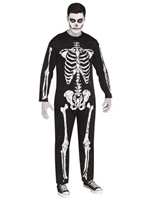 Fun World Plus Size Scary Skeleton Costume