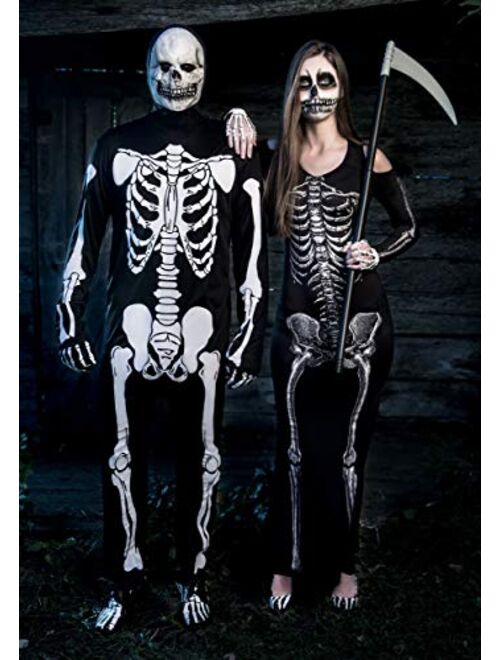 Fun World Plus Size Scary Skeleton Costume