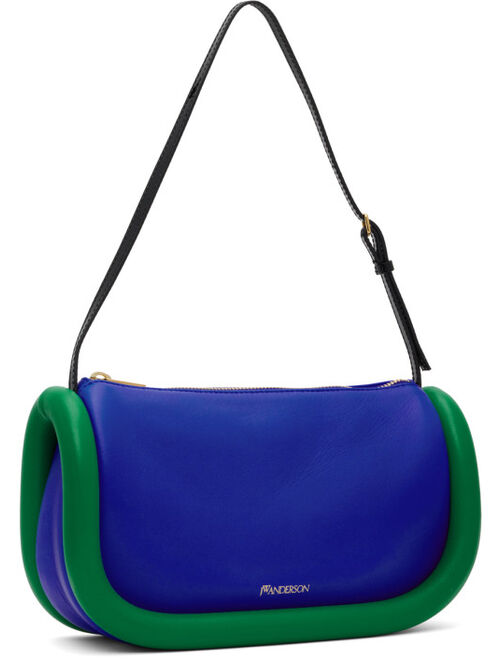 JW ANDERSON Blue & Green Bumper Shoulder Bag