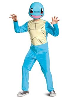 Pokemon Kids Squirtle Costume, Children's Classic Character Outfit