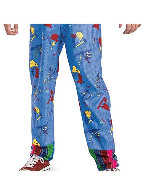 Disguise Chucky Costume for Kids, Official Childs Play Chucky Costume Jumpsuit and Mask Outfit, Classic Child