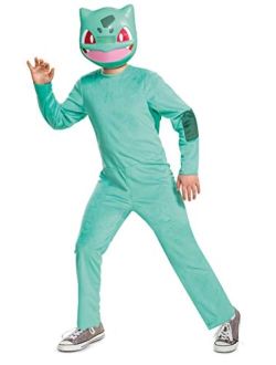 Pokemon Costume Bulbasaur for Kids, Children's Classic Character Outfit