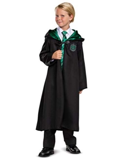 Harry Potter Robe, Official Hogwarts Wizarding World Costume Robes, Classic Kids Size Dress Up Accessory