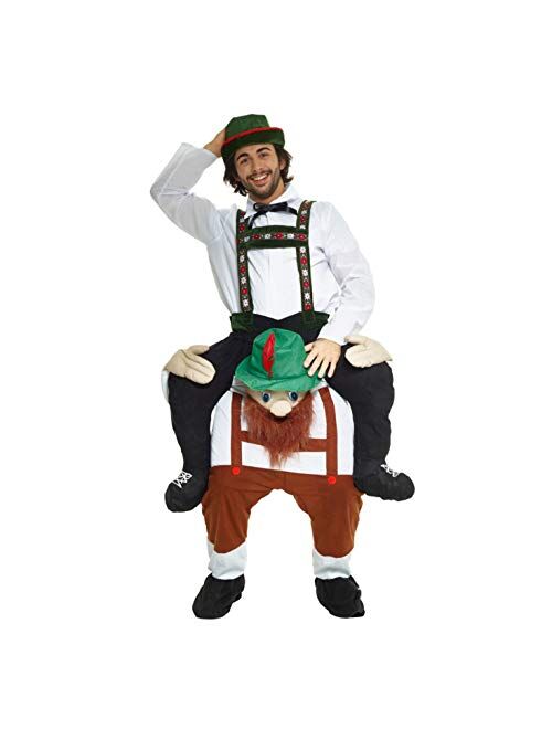 Morph Oktoberfest Costume Men Piggyback Bavarian German Beer Costume Adult Funny Halloween Costumes