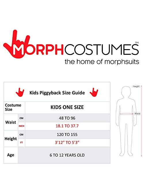 Morph Kids Piggyback Halloween Costumes Funny Ride On Childs Illusion Dress Up