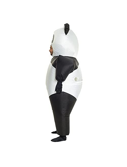 Morph Giant Panda Inflatable Blow Up Costume Costume - One Size fits Most Black/White