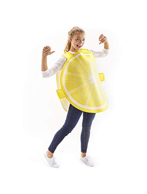 Hauntlook Citrus Slice Food Costume | Slip On Halloween Costume for Women and Men| One Size Fits All