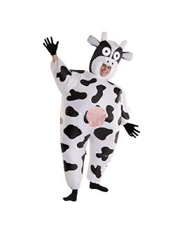 Giant Inflatable Cow Halloween Animal Costume for Adults
