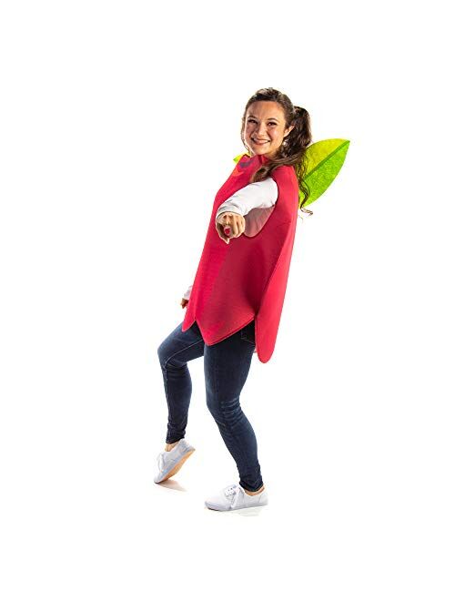 Hauntlook Single Funny Fruit & Veggie Costume | Slip On Halloween Costume for Women and Men| One Size Fits All