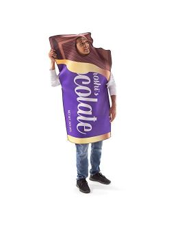 Chocolate Bar Halloween Costume - Funny Food & Candy One-Size Adult Body Suit