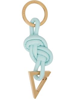 Blue Knotted Keychain