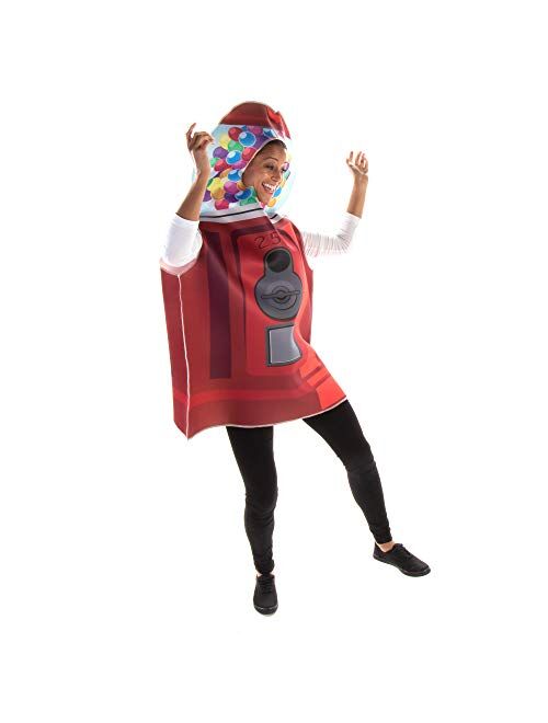 Hauntlook Gumball Machine Halloween Costume - Funny & Cute Unisex Candy Outfit for Adults