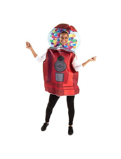 Hauntlook Gumball Machine Halloween Costume - Funny & Cute Unisex Candy Outfit for Adults