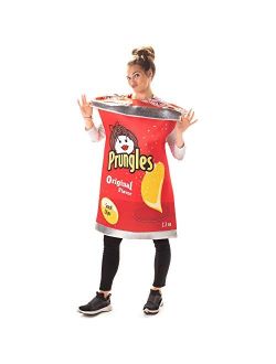 Bag of Chips Halloween Costume | One Size fits Most | Slip On Adult Halloween Costume | Funny Adult Costume | Prungles Chip Costume
