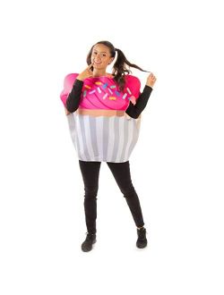 Chocolate Cupcake Halloween Costume - Cute Food Adult One Size Suits for Women