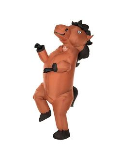 Giant Inflatable Prancing Horse Halloween Animal Costume for Kids, One Size (MCKSGIHO)