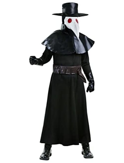 Fun Costumes Plague Doctor Costume for Adults Black Death Doctor Costume