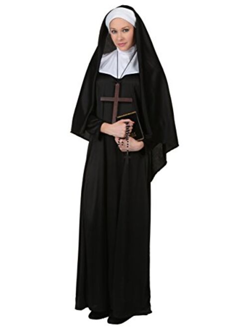 Fun Costumes Adult Plus Size Nun Costume Traditional Nun Outfit for Women