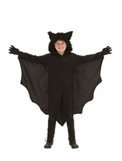 Kid's Fleece Bat Costume Child Fuzzy Flying Bat Costume