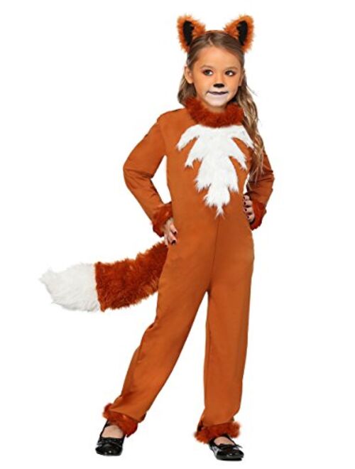 Fun Costumes Girl's Sly Fox Costume Fox Costume Outfit for Kids