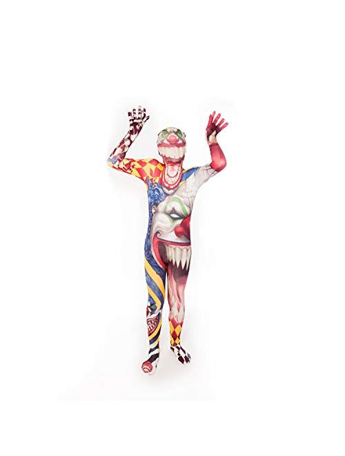 Morphsuits Killer Clown Costume For Kids Creepy Scary Halloween Costumes For Boys