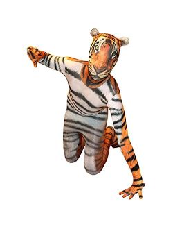 Kids Tiger Costume Big Cat Animal Halloween Costume for Kids