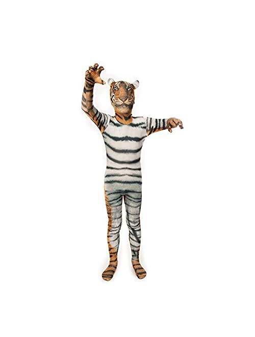 Morphsuits Kids Tiger Costume Big Cat Animal Halloween Costume for Kids