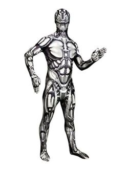 Official Adults Android Robot Monster Fancy Dress Costume