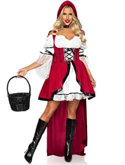 Women's Storybook Red Riding Hood Costume w/Red Cape