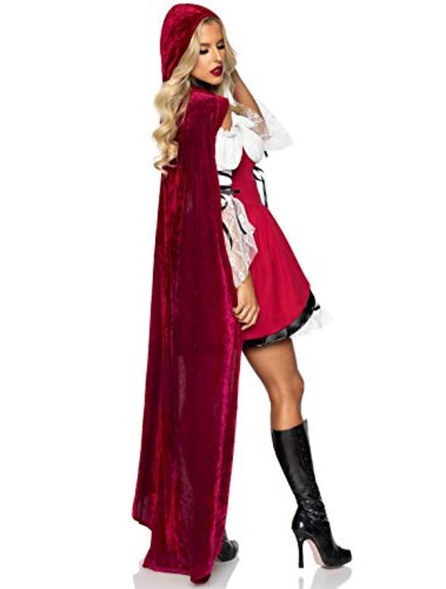 Leg Avenue Women's Storybook Red Riding Hood Costume w/Red Cape