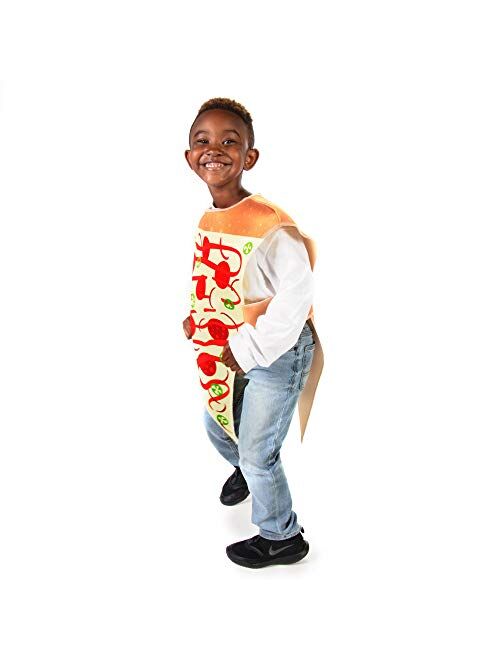 Hauntlook Personal Pan Pizza Halloween Children's Costume - Funny Food Kids Outfit